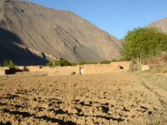 12 Tilled Fields And Mud And Rock Houses In Yilik Village On The Way To K2 China Trek